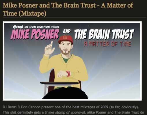 Mike Posner mixtape featured on 2dopeboyz.com